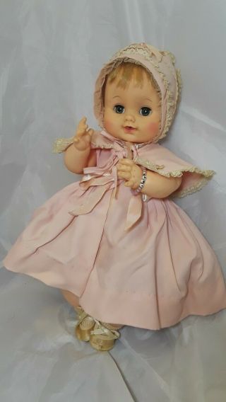Vintage Effanbee Baby Doll Drink And Wet 1965