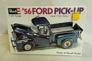 Look 1974 Revell `56 Ford Pick - Up Truck Hot Rod Factory 1/25 Model Kit