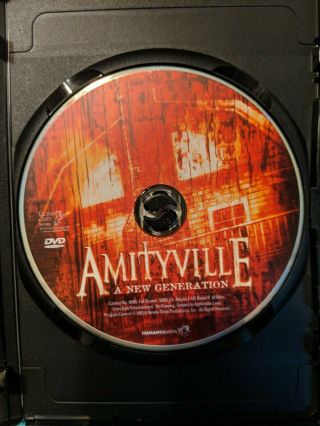 Amityville: A Generation (DVD) RARE OOP HORROR 2