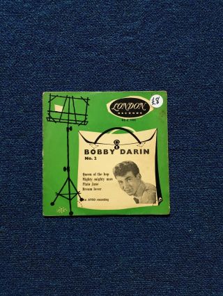 Bobby Darin Bobby Darin No.  2 Ep 1959 London Tri Re - E 1225 Rare