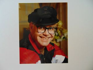 Rare Image " Rocketman " Elton John Hand Signed 10x8 Color Photo Todd Mueller