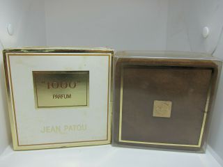 Rare Jean Patou 1000 15 Ml 0.  5 Oz Pure Parfum Perfume Ea59