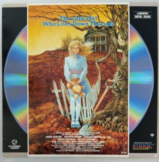The Little Girl Who Lives Down The Lane (laserdisc,  1983,  Clv) Rare Oop Vestron