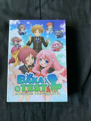 Baka And Test Season 1 Limited Edition Bluray/dvd Discontinued And Rare