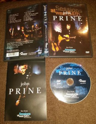 2001 John Prine Live From Sessions At West 54th Dvd Dolby 5.  1 Oop Rare
