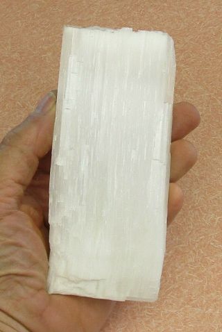 Large Mineral Specimen Of Crystaline Satin Spar From Wyoming