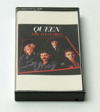 Queen - Greatest Hits 1981 Elektra Records Cassette Tape Rare Fast Ship