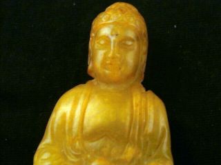 WOW Chinese Jade Hand Carved Buddha Little Statue H029 3