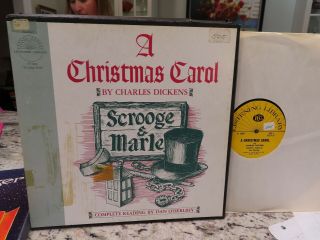 Rare Vinyl Box Charles Dicken’s: A Christmas Carol Dan O 