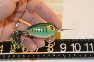 old early fred arbogast arbo - gaster crank bait colors ohio made 1 C 3