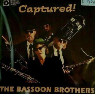 The Bassoon Brothers Captured Cd May 2002 Crystal Records Rare 63