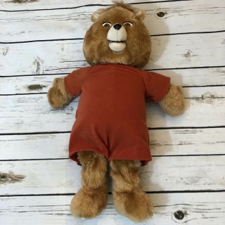 Vintage 1985 Teddy Ruxpin Comes With 1 Tape Stuffed Animal Talking