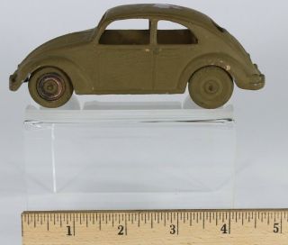 Rare 5 " Vintage Tootsietoy Volkswagen 1960 Vw Bug Metal,  Rubber Tires,  Beetle