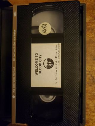 Welcome To Blood City VHS 1977 Scifi Jack Palance Pan - Canadian Video RARE 3