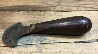 Antique Vintage C.  S.  Osborne & Co.  Newark N.  J.  Round Leather Tool Knife