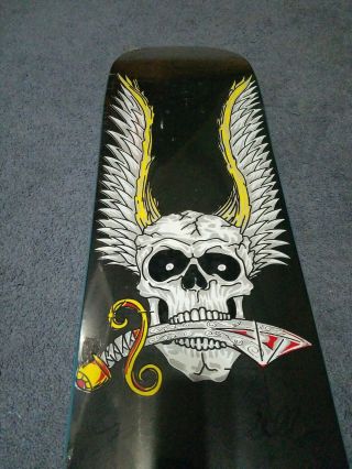 NOS 2001 Mike McGill Winged Skull McGill Skateboards Skateboard Deck Powell,  7 2