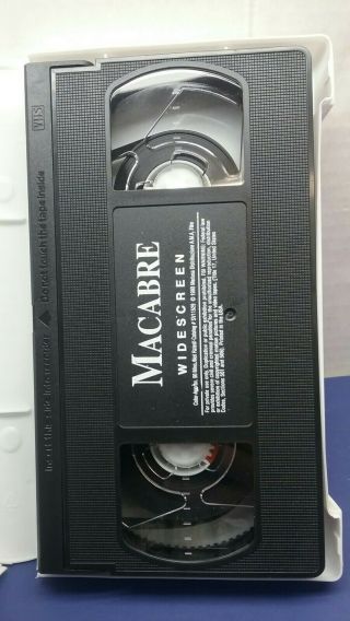 MACABRE (1980) LAMBERTO BAVA - RARE HORROR BIG BOX VHS Collectors Edition 2