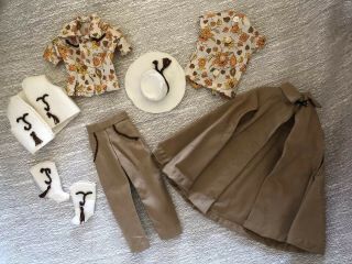 Vintage 1969s Hand Made Doll Clothes For 11 1/2 " Dolls Barbie