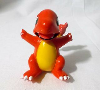 Japan Tomy Pokemon Very Rare 1st Model Charmander Hitokage Mini Figure