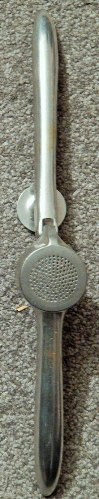 RARE 50,  YEARS OLD ZYLYSS GARLIC PRESS SWISS MADE MUCH SOUGHT COLLECTIBLE 3