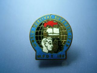Hungary Budapest 1949 World Youth Festival Pin Badge Hungarian Communist
