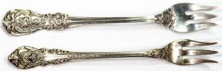 Sterling Silver Cocktail Fork Set Of 2 (mixed)