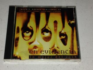 En Evidencia - En Evidencia: Lo Mejor Del Rock - Cd - 1994 Capital Records Rare
