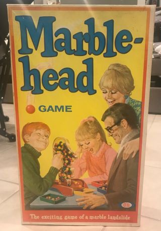 Vintage Rare Marblehead Game Ideal 1969 Box