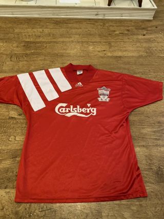 Rare Liverpool Fc Shirt 1992 (100 Years) Shirt Medium 40” - 42” Lfc