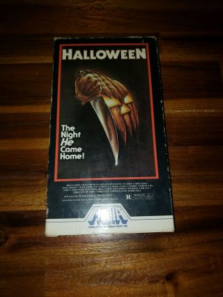 Halloween (vhs,  1981) Rare Oop Htf Media M131 Carpenter Horror Jamie Lee Curtis