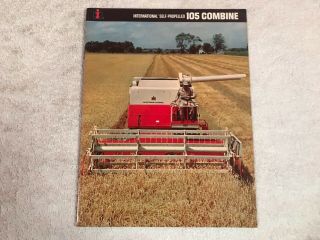 Rare 1967 International Harvester 105 Tractor Combine Dealer Brochure 19pg
