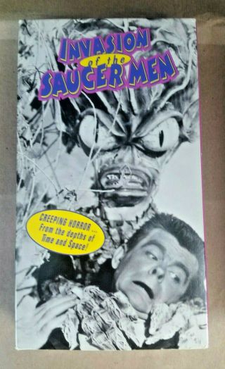 Invasion Of The Saucer Men (1957) Vhs - Frank Gorshin - Horror - Sci - Fi - Rare