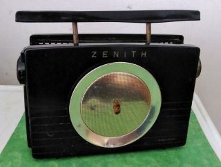 Rare Vintage 1955 Zenith Royal 800 Portable Transistor Radio 7zt41 2nd Zenith