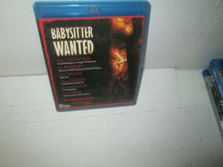 Babysitter Wanted Very Rare Horror Blu Ray Bill Moseley Sarah Thompson Gore