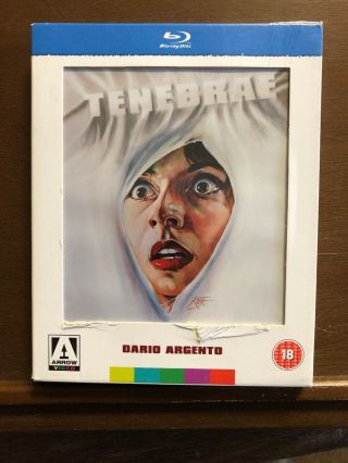 Tenebrae Blu Ray Arrow Video Window Box Slipcover Poster D Argento Oop Rare