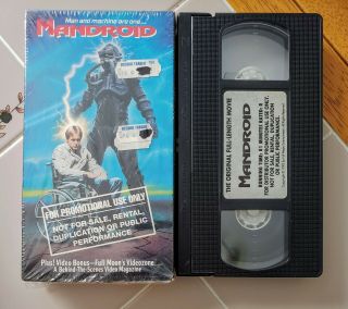 Mandroid 1993 Rare Screener Vhs Full Moon Like
