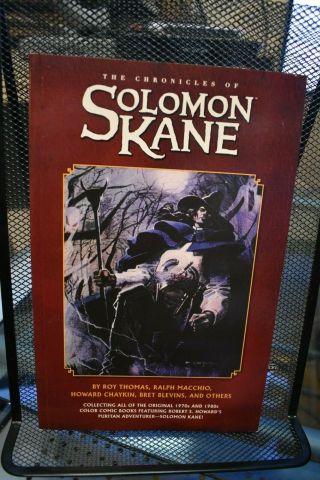 The Chronicles Of Solomon Kane Dark Horse Tpb Rare Oop Thomas Chaykin Macchio