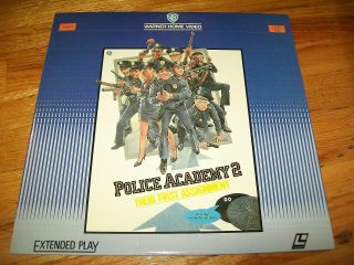 Police Academy 2: Their First Assignment Laserdisc Ld Very Good Rare Part Two Ii