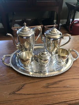 Vintage 5 - Piece Fenwick Wm Rogers Tea/coffee Set