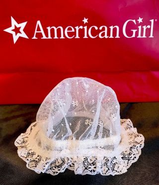 American Girl Felicity Summer Outfit Lace Mob Cap (vintage 1990 