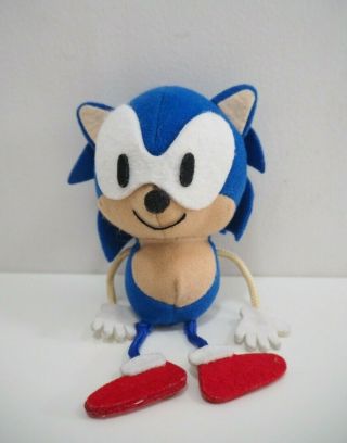Sonic The Hedgehog Sega 1991 Stringy No Tushtag Plush Doll Japan Rare