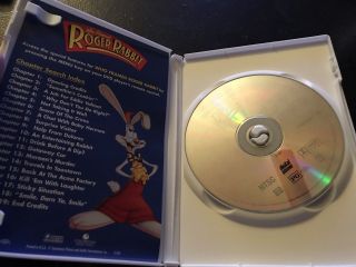 DVD - Who Framed Roger Rabbit (1999,  Widescreen) w/ Chapter Insert RARE & OOP 3