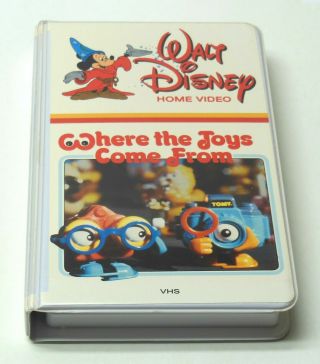 Disney Where The Toys Come From 1984 Vhs White Clamshell Rare Oop Vg Cond