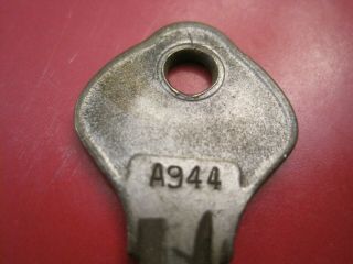 Model A Unmarked Ford Key Vintage Basco A 944 Antique Car Ignition Unsigned