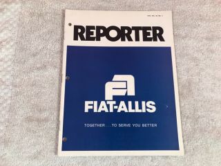 Rare 1974 Allis Chalmers Fiat 27 Page Dealer Advertising Sales Brochure