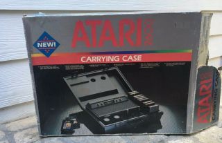 Atari 2600 Black Hardshell Console Carrying Case Extremely RARE HTF 2