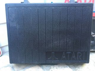 Atari 2600 Black Hardshell Console Carrying Case Extremely RARE HTF 3
