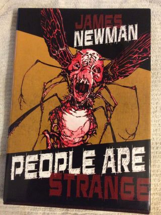 Signed Lettered People Are Strange By James Newman Thunderstorm Books Rare