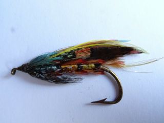 A Fine Early 20th Century Steel Eyed Popham Size 4/0 And 1/4 Salmon Fly