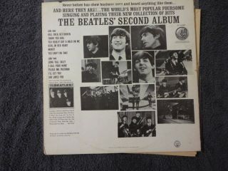 THE BEATLES SECOND ALBUM USA VINYL LP 1969 RARE GREEN LABEL VG,  (BEST RATING) 2